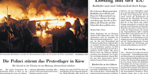 NZZ und Tages-Anzeiger informierten einseitig über die Ukraine