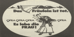 Auch die Anrede «Frau» war eine Lachnummer