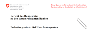 Der Bundesrat kuscht vor Grossbanken wie der UBS