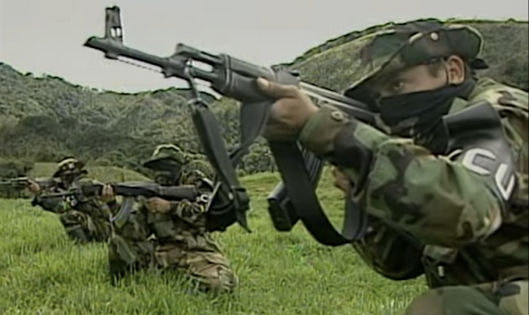ACCU Paramilitärs in Kolumbien