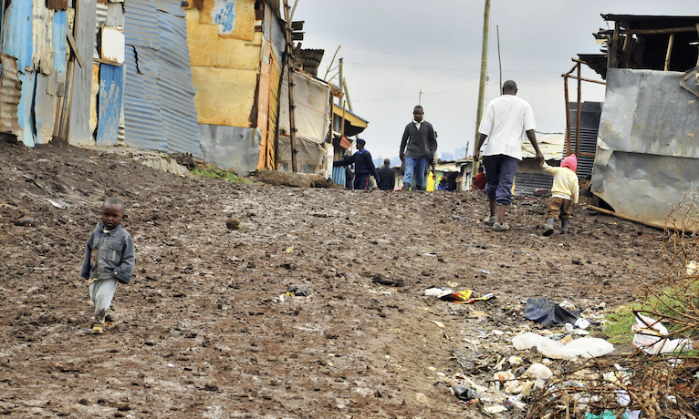 Slum Afrika Nairobi Kenia Kibera