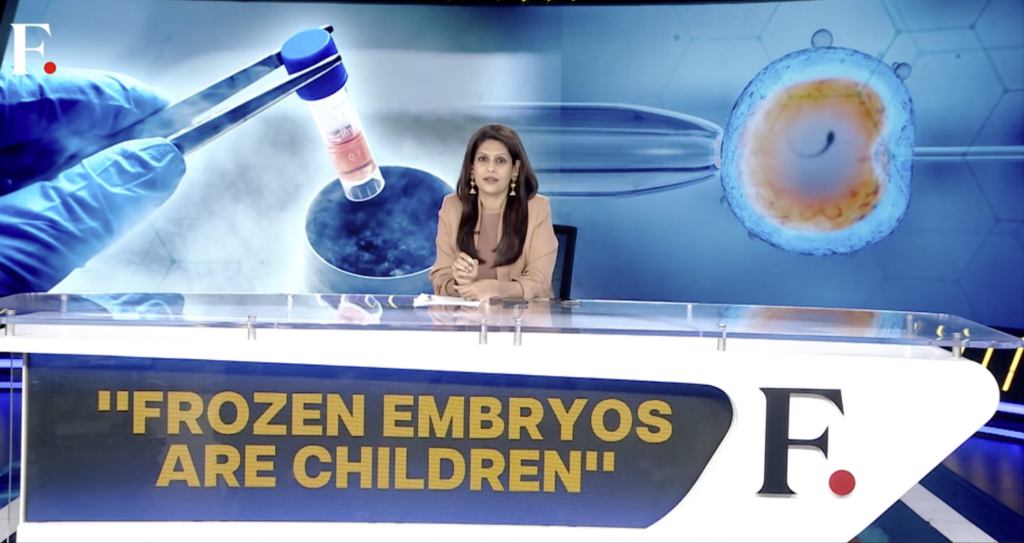 Embryos are children.Firstpost