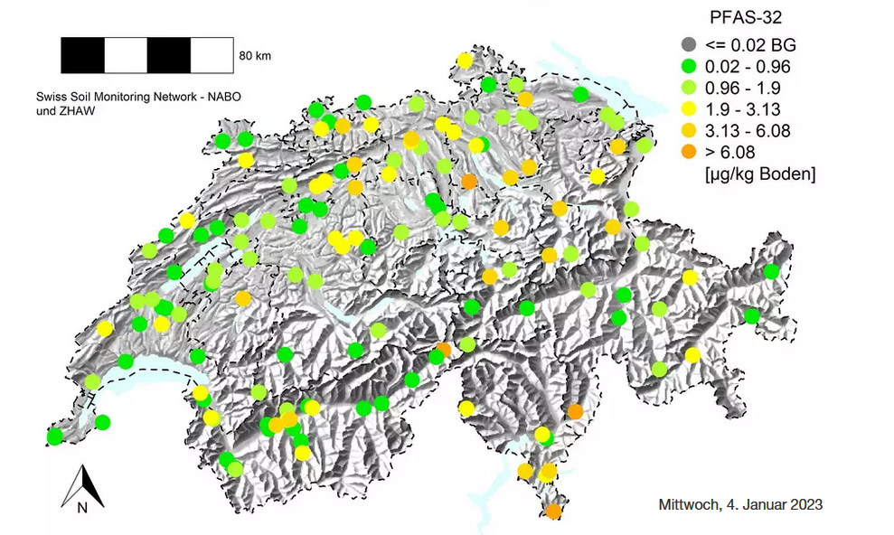 ZHAW PFAS in CH 2023