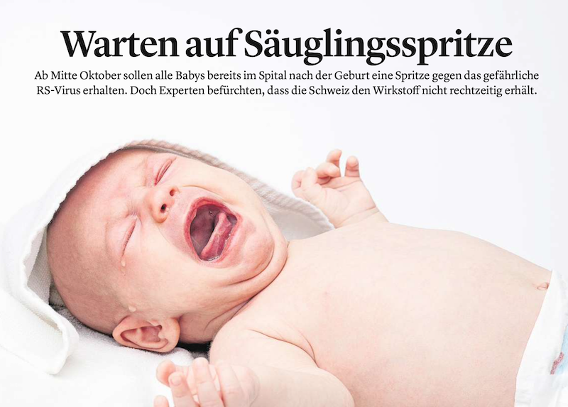 RSV-Impfung «St. Galler Tagblatt»