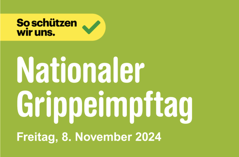 Plakat Nationaler Grippeimpftag 2024