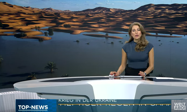 Regen in der Sahara