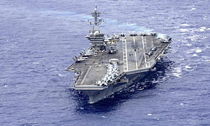 USS Abraham Lincoln.US Navy