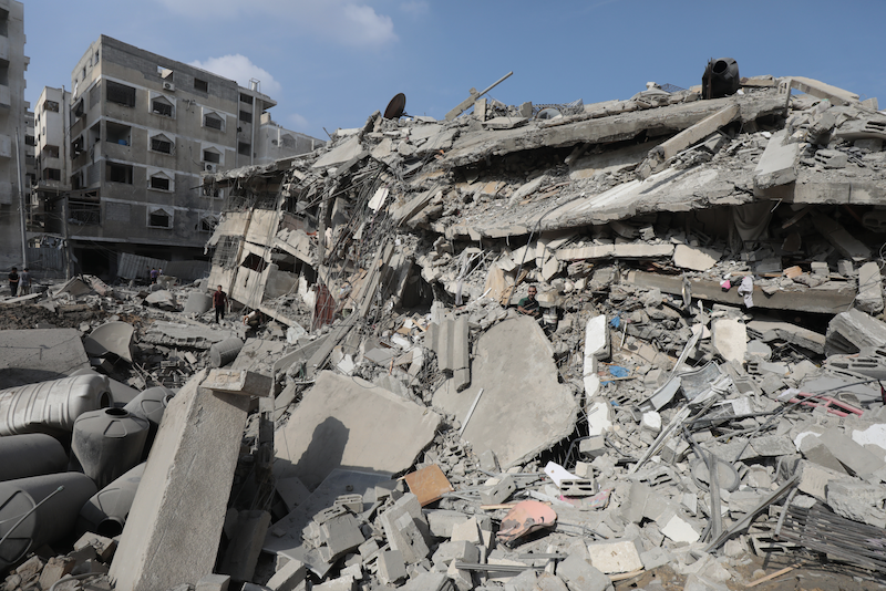 Zerstörung in Gaza City