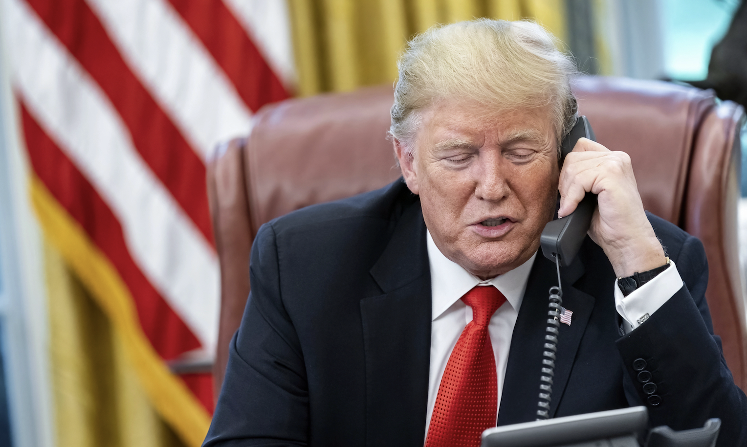 Donald Trump als Präsident im Oval Office 2019 Tennessee