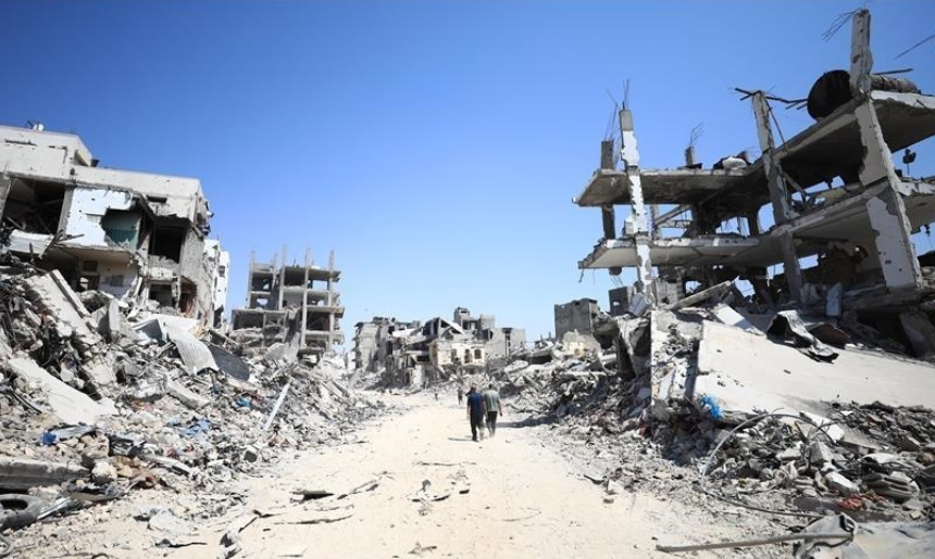 Gaza Zerstörtes Wohnviertel Oxfam