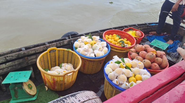 Üppige Obstproduktion im Mekong-Delta