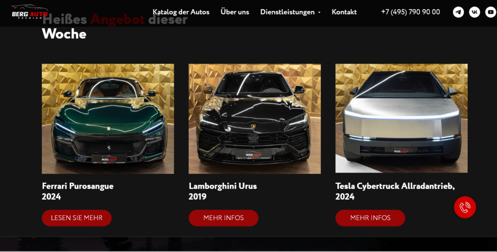 Screenshot berg auto premium